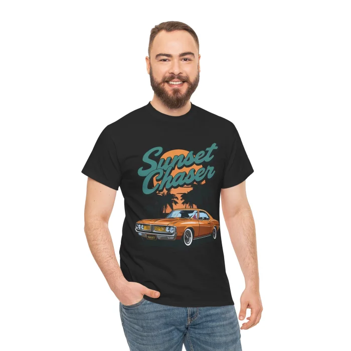 T-shirt z nadrukiem Sunset Chaser